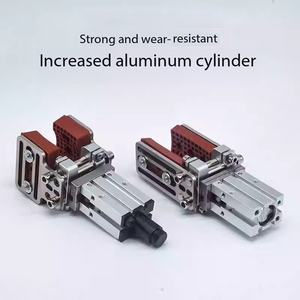 Sove cánh tay <span class=keywords><strong>robot</strong></span> ngón tay xi lanh lịch thi đấu phụ kiện kim loại 16D song song <span class=keywords><strong>Gripper</strong></span> mở rộng kẹp miệng có thể điều chỉnh kính thiên văn khung - Product Image 3