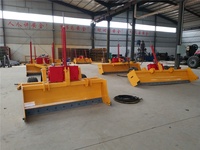 Niveleur tracteur d'agriculture hydraulique, 8 pieds, niveau terrestre, hydraulique, avec contrôleur laser pour la vente