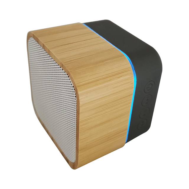 Portable Mini 3W Wooden Bamboo Blue Tooth Wireless Speaker