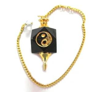 Shop Online for Ying Yang Golden pendulums in Bulk | Ying Yang pendulums For Sale | Golden pendulums at Low Prices