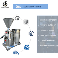 Broyeur colloïdal pour la production de peintures, d'encres et de revêtements, homogénéisateur en acier inoxydable pour la fabrication de beurre de cacahuète par broyage humide