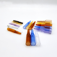 Emballage pour soins de la peau en PETG de 1 ml, flacon en plastique jetable, ampoules brisables, essence cosmétique, sérum, emballage