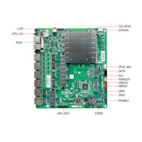 Placa Base Mini ITX de 6 Puertos LAN DDR4 con Bypass PS2 Opcional y 6 Puertos USB para Dispositivos de Seguridad de Red y Enrutadores
