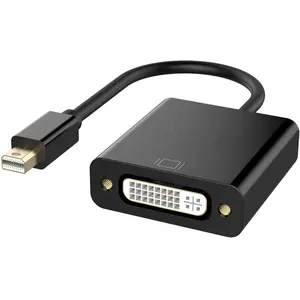 미니 DP dvi, 1080P Mini DisplayPort (Thunderbolt 포트 호환) 남성 dvi 여성 어댑터 변환기