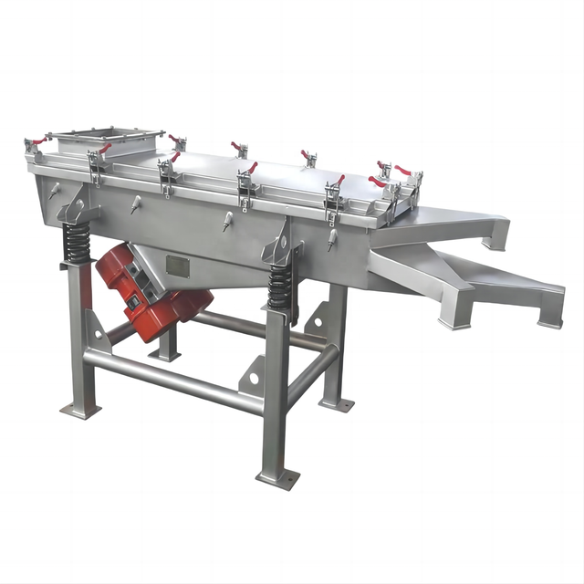 DZJX Electric Durable Factory Sale Linear Vibrating Sieve Screen Machine for Food and Chemical Industry