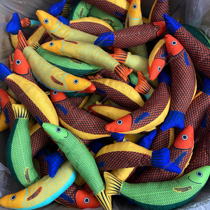 New <span class=keywords><strong>Pet</strong></span> Cat InteractiveToys 2025 Simulación 3D Fish <span class=keywords><strong>Catnip</strong></span> Peluche de juguete - Product Image 3
