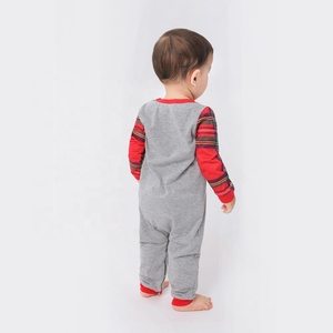 2023 plus récent correspondant famille imprimé pyjamas enfants manches longues rouge et vert pyjamas de noël - Product Image 6