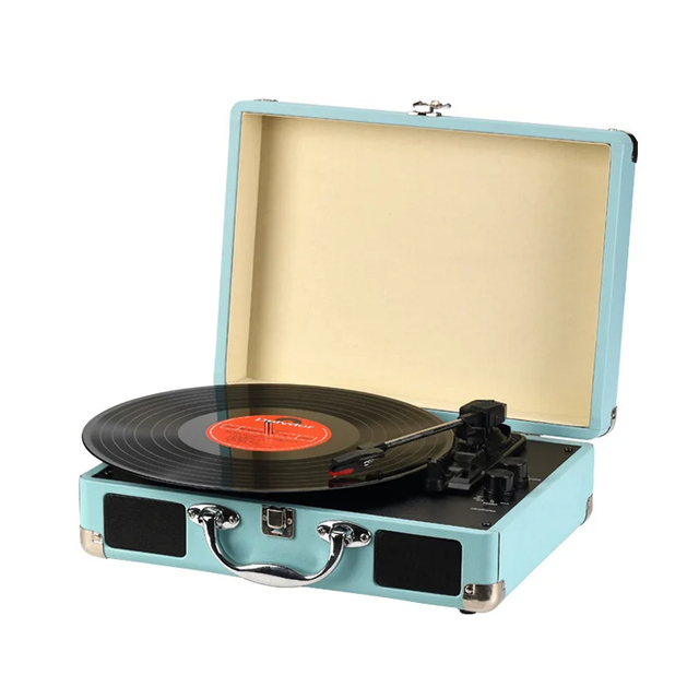 High Quality BT Transmitters and USB to PC Recording LP Vinyl Gramophone Turntable Record Player