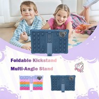 Nouvelle coque de protection universelle en silicone à trois caméras pour tablette 10,1 pouces, anti-chute et anti-stress
