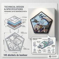 Écussons en PVC 3D gaufrés en gros, durables, imperméables, en caoutchouc souple, pour vestes de travail, sacs à dos tactiques et équipements