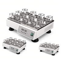 Agitateur orbital numérique de laboratoire 30-300 tr/min, grande capacité, fonction minuterie pour mélange et incubation de flacons en laboratoire