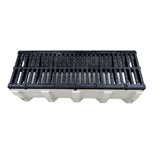Canal de drainage en béton polymère de gouttière souterraine de couverture en <span class=keywords><strong>fonte</strong></span> ductile robuste F900 pour quai de port d'aéroport - Product Image 3