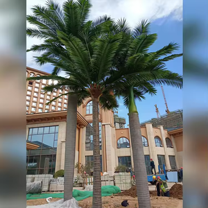 Rey Artificial Cocotero Forjado Árbol de coco Grandes palmeras artificiales Venta Decoración al aire libre - Product Image 1