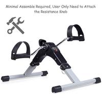 Vélo d'exercice portable pliable sous le bureau pour les bras, les jambes, la physiothérapie avec compteur de calories