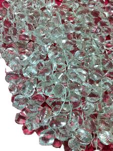 Gemas facetadas sueltas de corte radiante de cuarzo de cristal Natural para la fabricación de joyas collar trenzado piedras preciosas sueltas de cuarzo de la India - Product Image 4