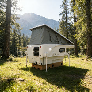 Coque de camping-car en fibre de carbone Ecocampor pour pick-up, glissière, toit relevable pour camionnettes Ram 1500, 2500, 3500 à benne longue - Product Image 2