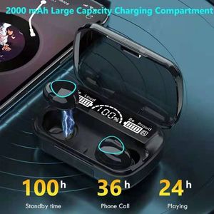 หูฟังไร้สาย M10 TWS บลูทูธ พร้อมกล่องชาร์จ ไฟ LED หูฟังสเตอริโอแบบสปอร์ต - Product Image 5