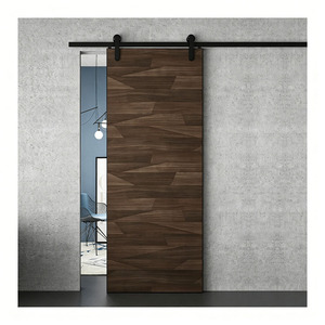 Porte <span class=keywords><strong>de</strong></span> grange coulissante extérieure résistante aux intempéries, rail en acier inoxydable robuste pour abri ou garage, portes <span class=keywords><strong>de</strong></span> grange sur mesure - Product Image 5
