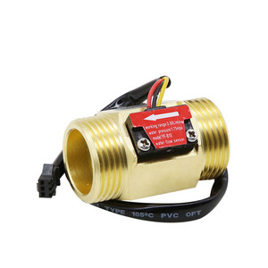 Liquid <b>Flow</b> Sensor B10 Brass Copper One Inch Thread <b>Water</b> <b>Flow</b> <b>Meter</b> with Pulse Output Hall Effect Turbine for Heater System - Product Image 6