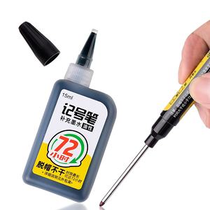 Usine <span class=keywords><strong>de</strong></span> gros réapprovisionnement <span class=keywords><strong>de</strong></span> haute qualité 15ml d'<span class=keywords><strong>encre</strong></span> marqueur huileux séché pendant 72 heures pour stylo marqueur 45mm - Product Image 2