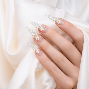 Vendita Diretta dalla Fabbrica, 10 Rotoli di <span class=keywords><strong>Adesivi</strong></span> <span class=keywords><strong>per</strong></span> <span class=keywords><strong>Unghie</strong></span> con Fiori 3D a Margherita, Design Miscelabili ad <span class=keywords><strong>Acqua</strong></span> <span class=keywords><strong>per</strong></span> Decorazioni Nail Art - Product Image 4