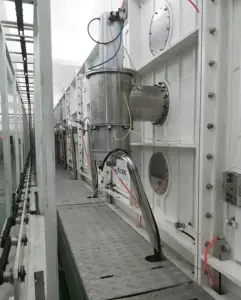 Токопроводящая вакуумная распылительная машина для нанесения тонкого слоя стекла