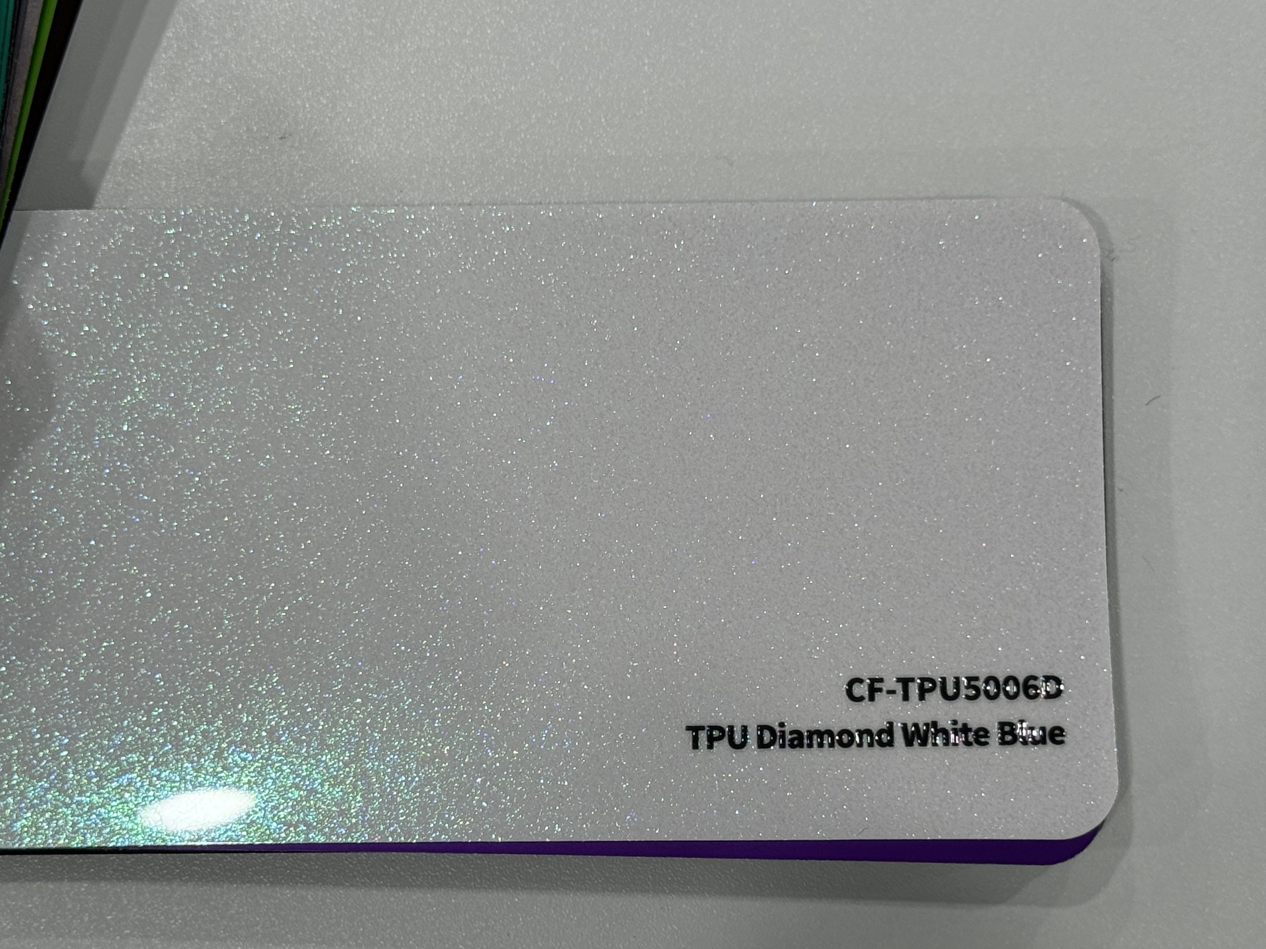 TPU Diamant Blanc Bleu