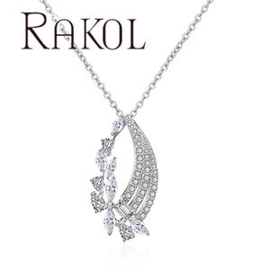 RAKOL NP2042 New Design <b>Bride</b> fashion Accessories Necklace 1 - Product Image 2