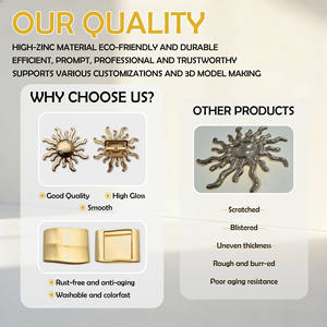 Accessori per Reggiseni Personalizzati con Logo Dorato, Fibbie Regolabili in Lega di Zinco per Biancheria Intima - Product Image 4