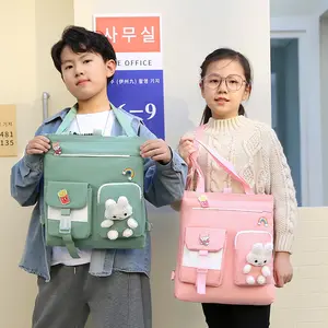 Latest Style Fashion Backpack School Bags Students Portable Children Handbag Cartoon School Tutorial Bags