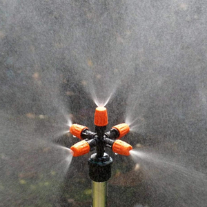<span class=keywords><strong>Buse</strong></span> d'arrosage de brouillard d'<span class=keywords><strong>eau</strong></span> <span class=keywords><strong>Buse</strong></span> de pulvérisateur de jardin <span class=keywords><strong>à</strong></span> 5 voies pour accessoires d'irrigation de serre de jardin - Product Image 1