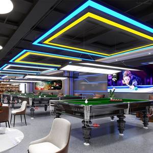 Seamless Lamp Aluminum Profile Billiard Room Billiard Table Modern Linear Rectangular LED <b>Chandelier</b> Garage Strip Residential - Product Image 5