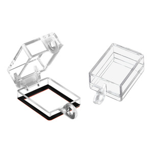 Rocker Switch Protective Cover Acrylic Padlockable Flip Top Double Sided Adhesive Easy Installation Wall Switches - Product Image 1