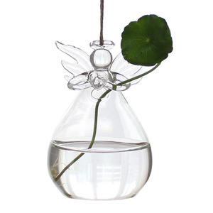 Nouveauté : Vases suspendus en verre borosilicate, style moderne et minimaliste, pour culture hydroponique, petites bouteilles suspendues, pour jardinage intérieur, décoration d'intérieur, ensemble de plantes - Product Image 5