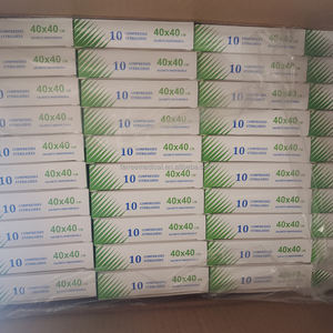 滅菌10 cm x 10 cmコットン医療用ガーゼ圧縮4x4サイズ - Product Image 2