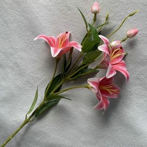 Flor <span class=keywords><strong>de</strong></span> lirio artificial <span class=keywords><strong>de</strong></span> 6 cabezas <span class=keywords><strong>de</strong></span> Calla <span class=keywords><strong>de</strong></span> seda al por mayor para decoración, venta al por mayor <span class=keywords><strong>de</strong></span> - Product Image 4