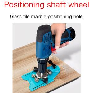 Set di punte diamantate per sega a tazza con guida per sega a tazza dimensioni del foro del dispositivo di fissaggio 1/4 - 2 pollici per serbatoio di pesce in vetro per piastrelle <span class=keywords><strong>Gran</strong></span> - Product Image 4