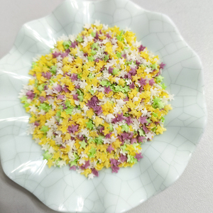 เกล็ดขนมปังแพนโกะหลากสีเกล็ดขนมปังแพนโกะสีเหลืองม่วงผสมสีขาว - Product Image 6