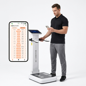 HOANBOY370 - Medidor de Datos Corporales para <span class=keywords><strong>Fitness</strong></span> Comercial, Máquina de Prueba de Grasa Corporal y Peso, Ideal para Gimnasios y Estudios de Pilates - Product Image 1