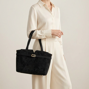 Bolso Tote <span class=keywords><strong>de</strong></span> Cuero <span class=keywords><strong>de</strong></span> Marca Privada, Bolso <span class=keywords><strong>de</strong></span> Hombro Vintage para Mujer, Gran Capacidad, Estilo Retro, Proveedor Personalizado OEM/ODM - Product Image 2