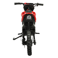Moto Électrique pour Enfants avec Moteur Brushless 2x12V, Lumière, Vitesse Max. 25KM/H, Engrenage Deux Vitesses, Roue en Plastique, Voiture Portée sur Batterie