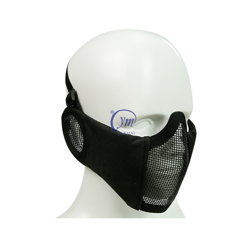 Best-rated Outdoor Foldable Adjustable Cs Protective Tactical Steel Mask With Ear Cover Protection