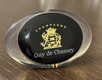 Bouchon de bouteille de vin en plastique et acier inoxydable personnalisé pour toutes les bouteilles de vin standard, accessoires de bar