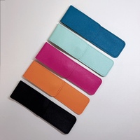 Ensemble de pinceaux de maquillage en cuir avec pochette, organiseur d'outils en PU, kit de rangement pour pinceaux de maquillage