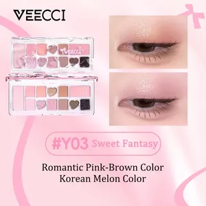 Paleta de Sombras de Ojos de Once Colores VEECCI/Weizi Ribbon Fantasy, Larga Duración, Sin Pliegues, Multicolor, Natural y Tridimensional - Product Image 4