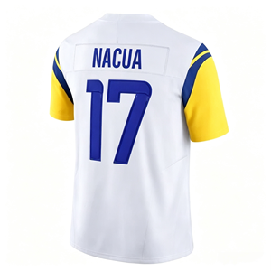 Qualité supérieure, cousu sur mesure, personnalisable # 12 NACUA # 9 STAFFORD # 17 ADAMS # 99 DONALD Maillot de football américain - Product Image 5