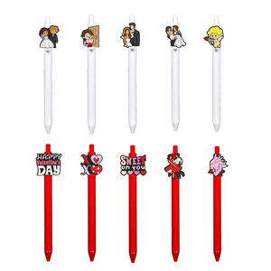 Bolígrafos Personalizados para Regalo de San Valentín, Bolígrafos de <span class=keywords><strong>Boda</strong></span>, Bolígrafos de PVC con Diseño de Cupido y Logotipo - Product Image 1