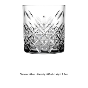 Bicchiere Old Fashioned <span class=keywords><strong>Pasabahce</strong></span> Timeless D.o.f 34.5 cl 8.6 x 9.6 h cm Attrezzature per Catering Forniture per Ristoranti Vendita all'Ingrosso - Product Image 3