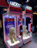 Machine distributrice de cadeaux en plastique à monnayeur, modèle Lucky 7 attrayant pour enfants, en promotion, pour centre commercial et salle de jeux
