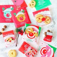 Kerstdecoratie Bakken Voedsel Fruit Verpakkingen Kleefzakken Kerstcadeauverpakkingen Zelfklevende verzegelzakken